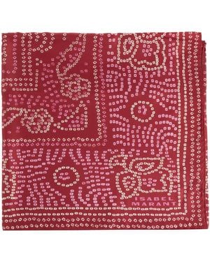 Isabel Marant Silk Scarf - Red