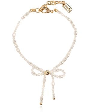 COACH Bracelet With A Decorative Bow - Metallic