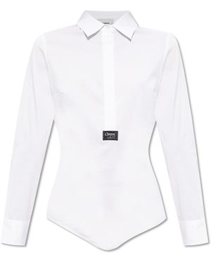 Coperni Long-Sleeve Bodysuit - White