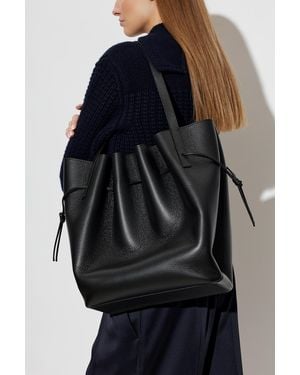 Yuzefi Leather 'Scallop' Bag - Blue