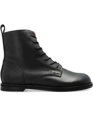 JW Anderson Leather Ankle Boots - Black