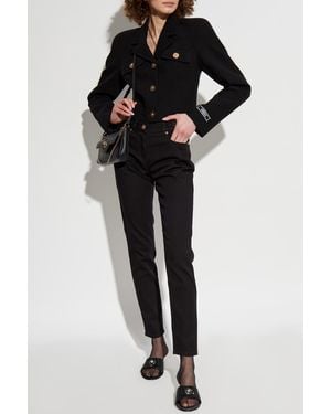 Versace Tapered Leg Jeans - Black