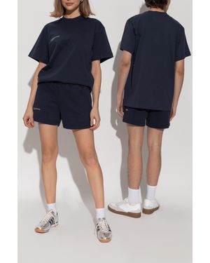 PANGAIA Logo Shorts - Blue