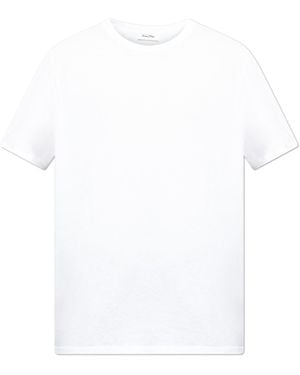 American Vintage T-Shirt With A Crew Neck - White