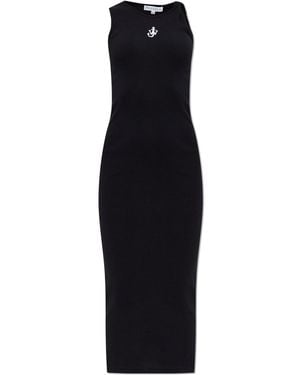 JW Anderson Ribbed Dress - Black
