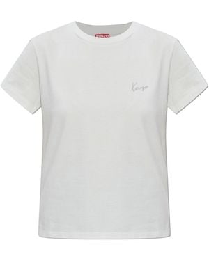 KENZO T-Shirt With Logo - White