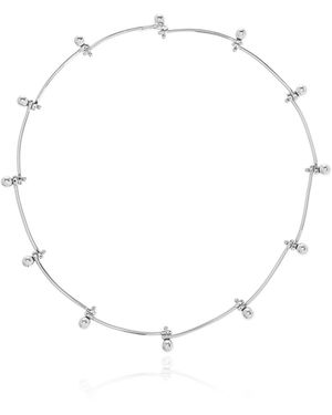Jil Sander Brass Necklace - White
