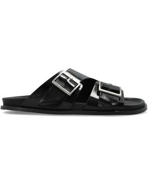 Alohas "Alba" Slides - Black