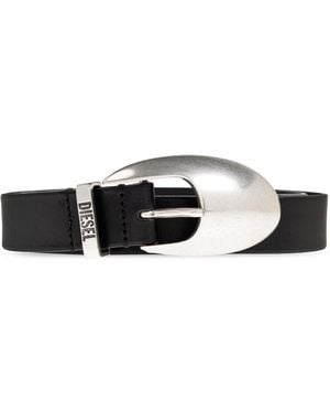 DIESEL Leather Belt 'B-Rop 30' - Black