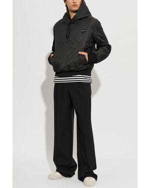 COMME DES GARÇONS PLAY Padded Jacket With Logo Patch - Black