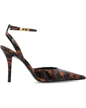 Balmain Leather Heeled Shoes - White