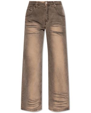 MISBHV High-Waisted Jeans - Natural