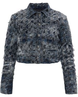 DIESEL Denim Jacket 'De-Ursy-Fsh' - Blue
