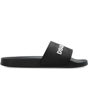 DSquared² Flip-Flops With Logo - White