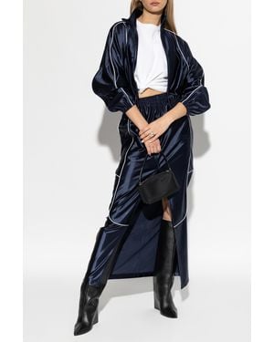 T By Alexander Wang T-Shirt With Logo - Blue