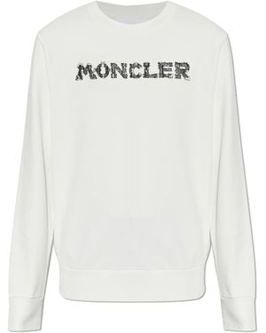 Moncler Sweatshirt With Logo - White