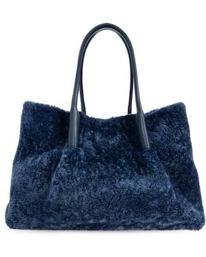 Bottega Veneta "Pinacoteca" Shopper Bag - Blue