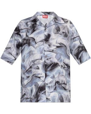 DIESEL Shirt 'S-Brack-Dolphin' - Grey