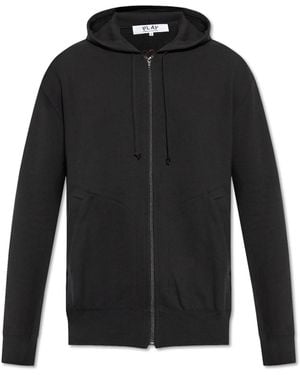 COMME DES GARÇONS PLAY Zip-Up Sweatshirt - Black