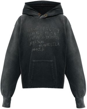 Maison Margiela Sweatshirt With Embroidery - Grey