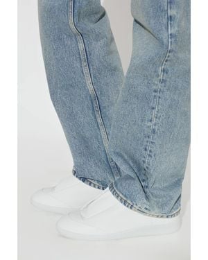 Maison Margiela Leather Sports Shoes - Blue
