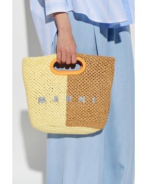 Marni Bag With Logo - Blue