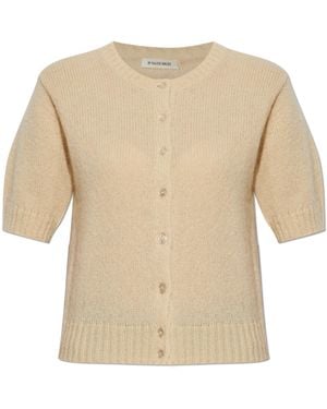 By Malene Birger Short-Sleeve Cardigan - Natural