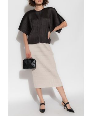 Pleats Please Issey Miyake Pleated Top - Black