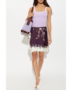 Versace Strap Top - Purple