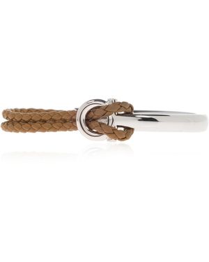 Ferragamo Bracelet With Engraved Logo - Brown