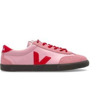 Veja Sports Shoes 'Volley O.T. Leather' - Pink