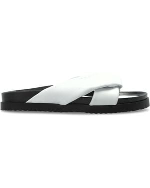 Bogner 'Sirolo' Leather Slides - White