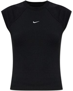 Nike Top With "Z" Logo - Black