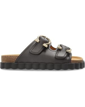 Ferragamo Slides "Kapalua" - Brown