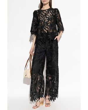 Munthe Top 'Bubble' - Black