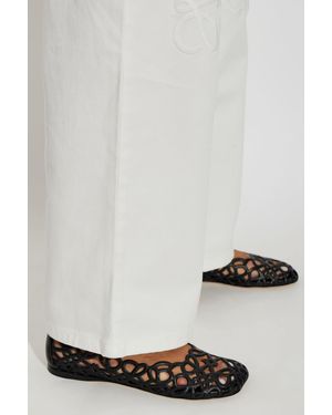 Loewe Leather Ballerinas 'Petal' - Black