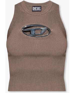 DIESEL 'm-onerva' Top - Brown
