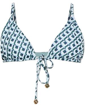 CASABLANCA Bikini Top - Blue
