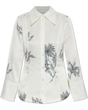 By Malene Birger "Rossiannas Satin" Shirt - White