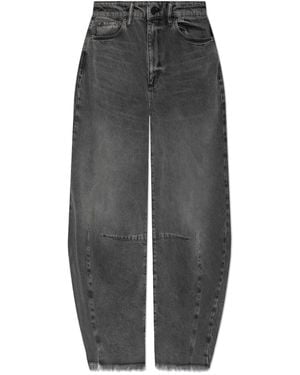 AllSaints Jett Barrel Jeans - Grey
