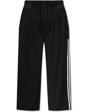 Y-3 Joggers With Logo - Black