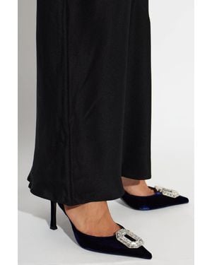 AMINA MUADDI 'Camelia' Heeled Shoes - Black