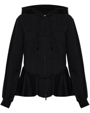 Comme des Garçons Hooded Sweatshirt - Black