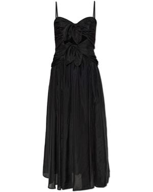 Zimmermann Silk Off-The-Shoulder Dress - Black