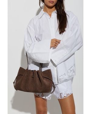 Yuzefi Scallop Shoulder Bag - White