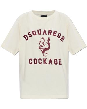 DSquared² T-Shirt With Logo - White