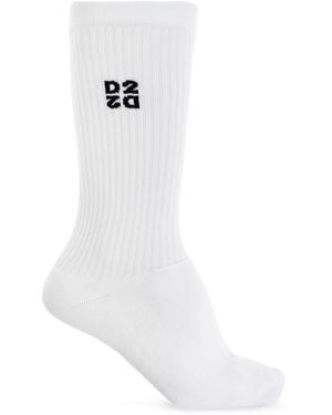 DSquared² Socks With Logo - White