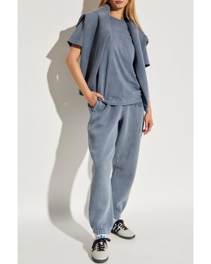 T By Alexander Wang T-Shirt With Printed Logo - Blue