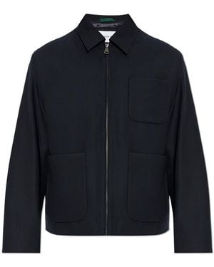 Lacoste Jacket With Pockets - Blue