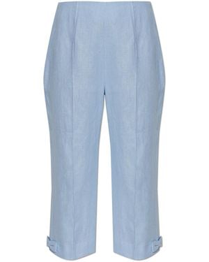 Posse 'Harper' Linen Trousers - Blue